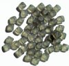 50 8mm Diagonal Hole Matte Black Diamond Cubes